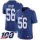 New York Giants #56 Lawrence Taylor Royal Blue Team Color Men's Stitched NFL 100th Season Vapor Limited Jersey