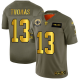 Men's New Orleans Saints #13 Michael Thomas Camo/Gold Stitched NFL Limited 2019 Salute To Service Jersey