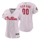 Women's Philadelphia Phillies Custom White 2022 World Series Cool Base Jersey