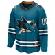 Men's San Jose Sharks Fanatics Teal Home Breakaway Custom Jersey