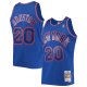 Men's New York Knicks Allan Houston Mitchell & Ness Blue 1996/97 Throwback Dark Swingman Jersey