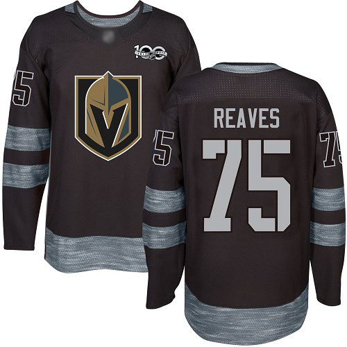 Vegas Golden Knights #75 Ryan Reaves Black 1917-2017 100th Anniversary Stitched NHL Jersey