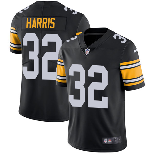 Men's Nike Steelers #32 Franco Harris Black Alternate Stitched NFL Vapor Untouchable Limited Jersey