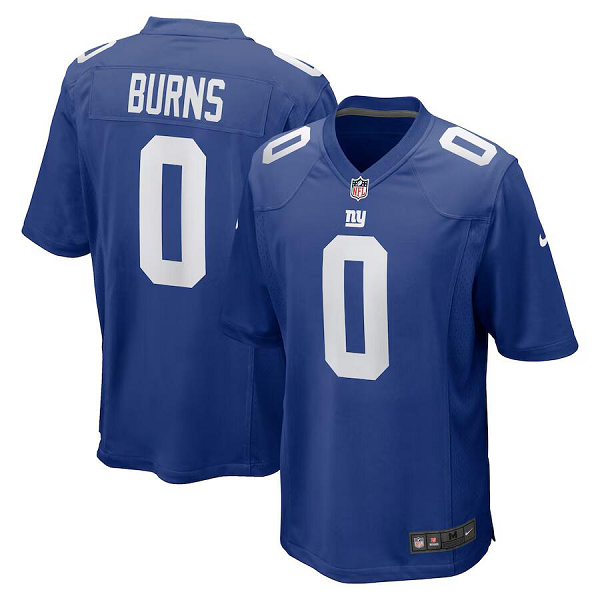 Youth New York Giants #0 Brian Burns Nike Royal Limited Player NFL Jersey