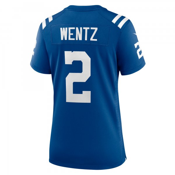 Women's Indianapolis Colts Carson Wentz Nike Royal Game Jersey