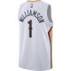 Men's New Orleans Pelicans Zion Williamson Nike White Swingman Jersey - Association Edition