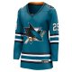 Women's San Jose Sharks Mackenzie Blackwood Fanatics Teal Home Breakaway Player Jersey