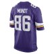 Men's Minnesota Vikings Johnny Mundt Nike Purple Game Player Jersey