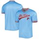 Men's Philadelphia Phillies Stitches Light Blue Cooperstown Collection Team Jersey