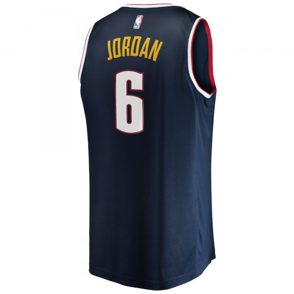 Youth Denver Nuggets DeAndre Jordan Fanatics Navy Fast Break Player Jersey - Icon Edition