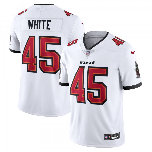 Men's Tampa Bay Buccaneers Devin White Nike White  Vapor Untouchable Limited Jersey