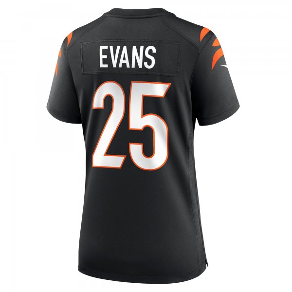 Women's Cincinnati Bengals Chris Evans Nike Black Game Jersey