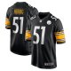 Men's Pittsburgh Steelers Nick Herbig Nike  Black  Game Jersey