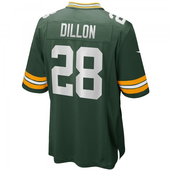 Men's Green Bay Packers AJ Dillon Nike Green Game Player Jersey