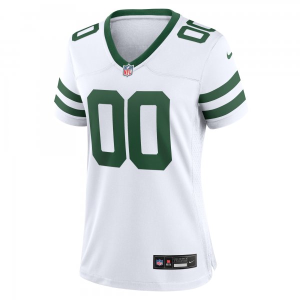 Women's New York Jets  Nike Legacy White Custom Game Jersey