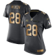 Nike Cincinnati Bengals #28 Joe Mixon Black Women's Stitched NFL Limited Gold Salute to Service Jersey