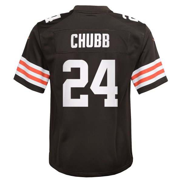 Youth Cleveland Browns Nick Chubb Nike Brown Game Jersey