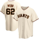 Youth San Francisco Giants #62 Logan Webb Cream Home MLB Jersey