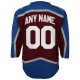 Youth Colorado Avalanche Burgundy Home Custom Replica Jersey