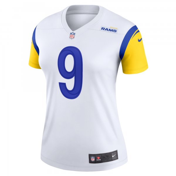 Women's Los Angeles Rams Matthew Stafford Nike White Legend Jersey