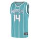 Men's Charlotte Hornets Nick Richards Fanatics Teal Fast Break Replica Jersey - Icon Edition