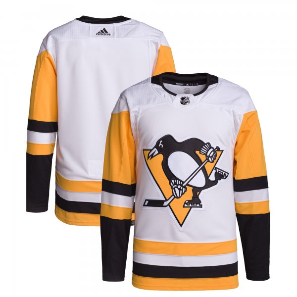 Men's Pittsburgh Penguins  adidas White Away Primegreen Jersey