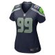 Women's Seattle Seahawks Carl Davis Jr. Nike  Navy  Game Jersey