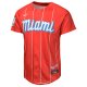 Youth Miami Marlins  Nike Red City Connect Limited Jersey