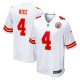 Men's Kansas City Chiefs Rashee Rice Nike  White  Game Jersey