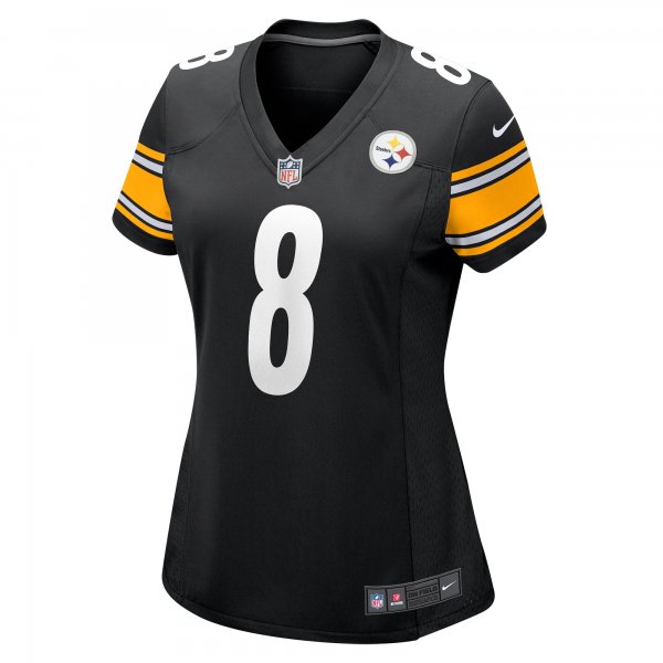 Women's Pittsburgh Steelers Kenny Pickett Nike Black Player Jersey