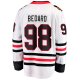 Men's Chicago Blackhawks Connor Bedard Fanatics White Away Breakaway Player Jersey