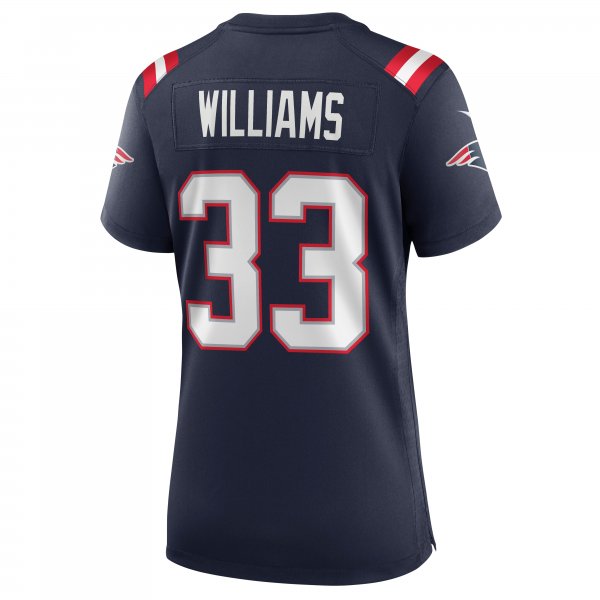 Women's New England Patriots Joejuan Williams Nike Navy Game Jersey