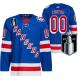 Men's New York Rangers 2022 Stanley Cup Playoffs Royal Custom Jersey