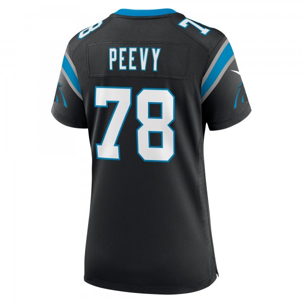 Women's Carolina Panthers Jayden Peevy Nike  Black  Game Jersey