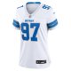 Women's Detroit Lions Aidan Hutchinson Nike White Game Jersey