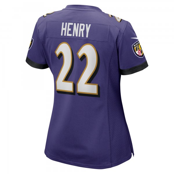 Women's Baltimore Ravens Derrick Henry Nike Purple Game Player Jersey