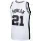 Men's San Antonio Spurs Tim Duncan Mitchell & Ness White 1998/99 Hardwood Classics Swingman Jersey