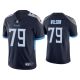 Men's #79 Isaiah Wilson Tennessee Titans Navy 2020 NFL Draft Vapor Limited Jersey