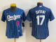 Women's Los Angeles Dodgers #17 Nike Blue Shohei Ohtani Jersey