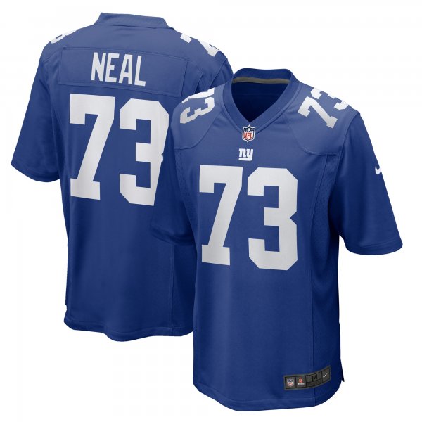 Men's New York Giants Evan Neal Nike Royal Player Game Jersey