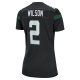 Women's New York Jets Zach Wilson Nike Black Player Jersey