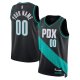 Men's Unisex Portland Trail Blazers Nike Black 2025/26 City Edition Swingman Custom Jersey