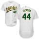 Oakland Athletics #44 Reggie Jackson White Flexbase Collection Stitched MLB Jersey