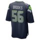 Men's Seattle Seahawks Jordyn Brooks Nike College Navy Player Game Jersey