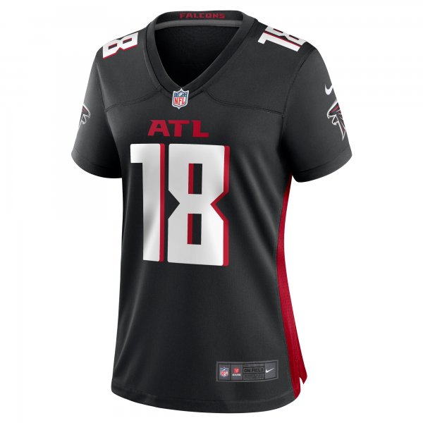 Women's Atlanta Falcons Mack Hollins Nike Black Game Player Jersey