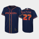 Youth's #27 Jose Altuve 2022 City Connect Houston Astros Cool Base Navy MLB Jersey