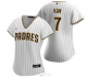 Women's Nike San Diego Padres #7 Ha-Seong Kim White MLB Home Jersey