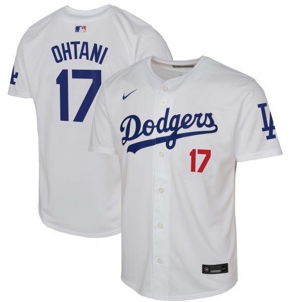 Youth Los Angeles Dodgers Shohei Ohtani Nike White Home Limited Player Jersey