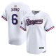 Men's Texas Rangers #6 Josh Jung Nike White 2024 Gold Collection Limited Player Jersey