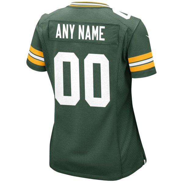 Women's Nike Green Green Bay Packers Custom Game Jersey